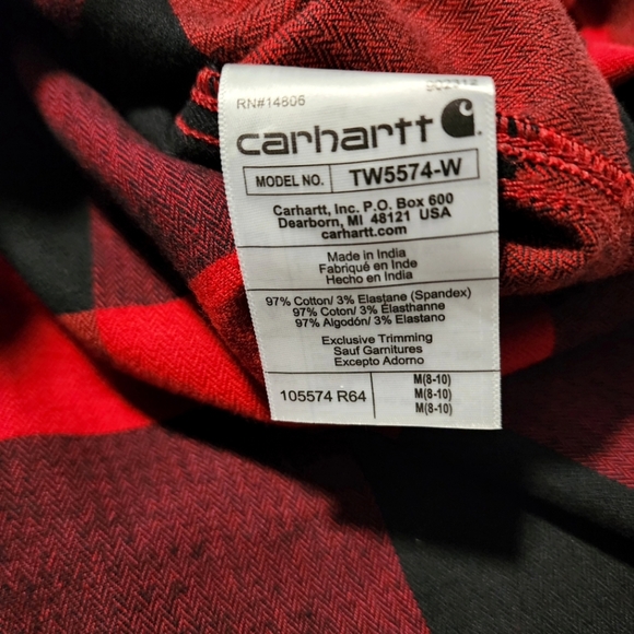Carhartt Rugged Flex Loose Fit Plaid Shirt - Picture 4 of 10
